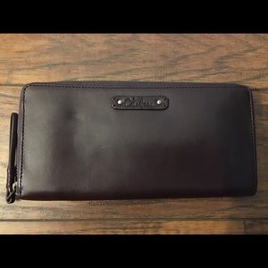Cole Haan Aubergine Leather Wallet